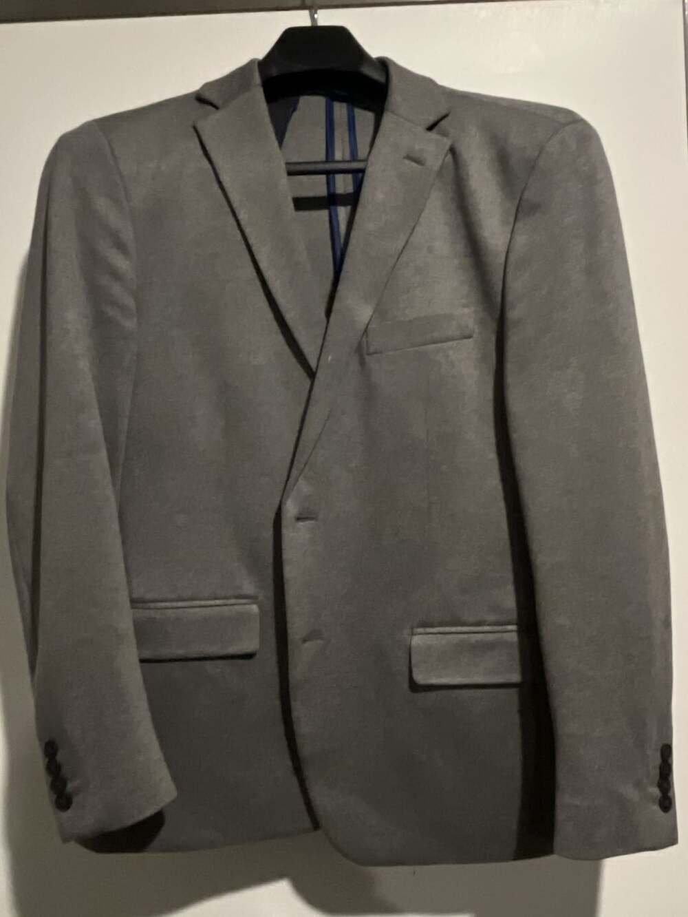 Apt. 9 Premier Flex Essential Slim Fit Gray Suit Jacket Blazer 42R